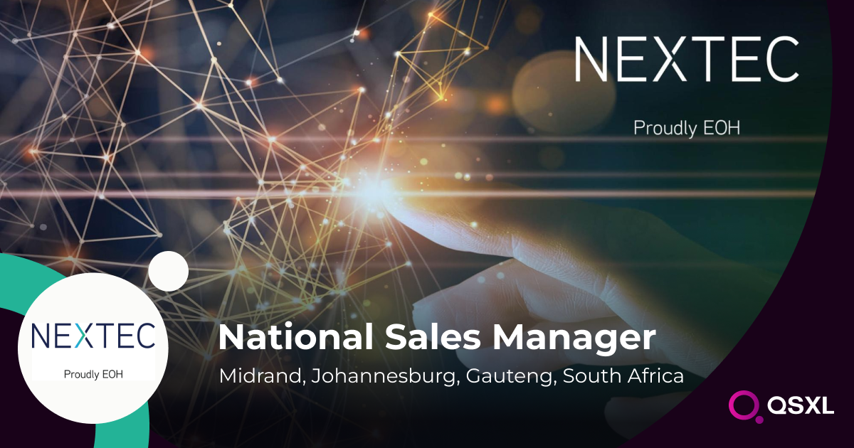 NEXTEC - National Sales Manager Image
